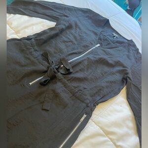 DKNY Black Long Sleeve Overall